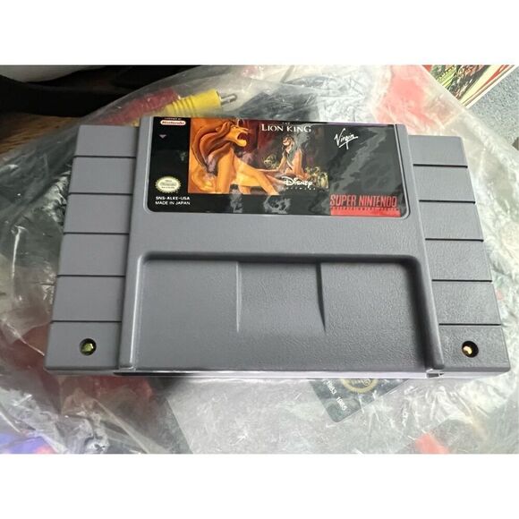 NINTENDO SNES DISNEY THE LION KING VIDEO GAME CARTIDGE ONLY - Picture 1 of 5